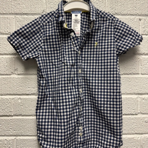 Jacadi Other - Jacadi Paris 8A 128cm Blue and White Checkered Shirt
